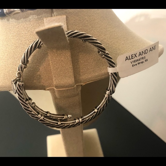 NWT Alex and Ani Eve Wrap Silver - Picture 7 of 7